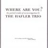 The Hafler Trio - Where Are You? (2004)